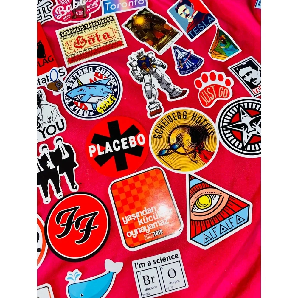 Lot of Mixed Random Water Bottle Laptop Fun & Cool Stickers
